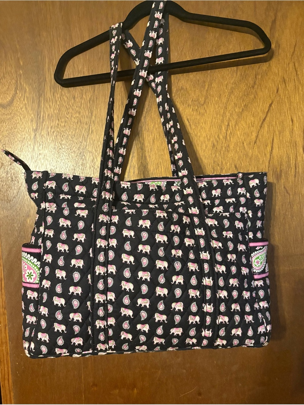 Vera Bradley Elephant Print Large Tote